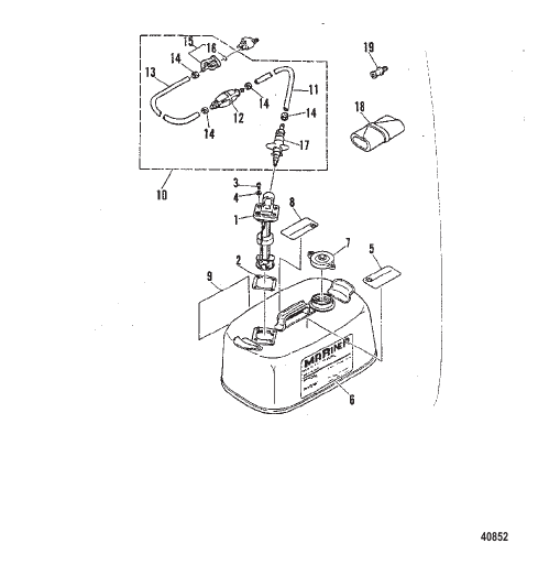 FUEL TANK AND LINE (ORIGINAL EQUIPMENT)