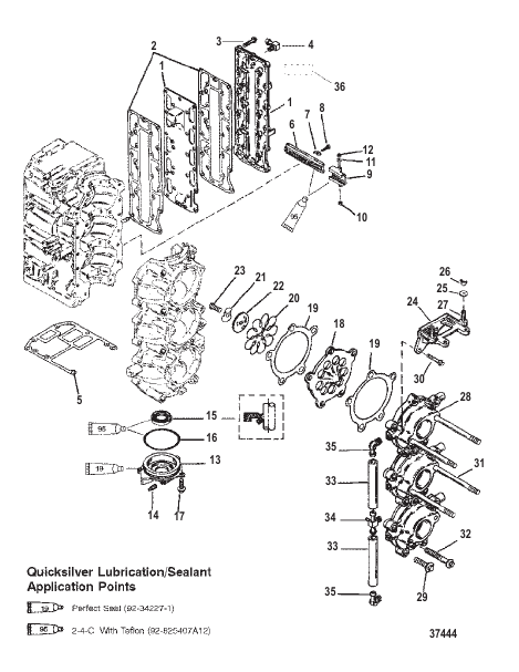 INDUCTION MANIFOLD AND REED BLOCK