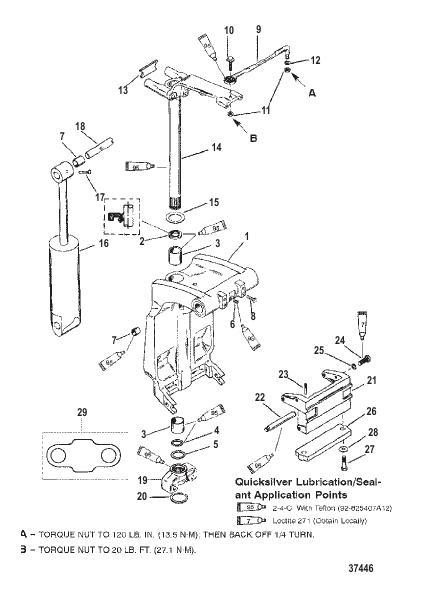 SWIVEL BRACKET AND STEERING ARM