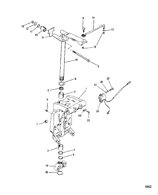 Swivel Bracket (Casting #1499-8710-7)