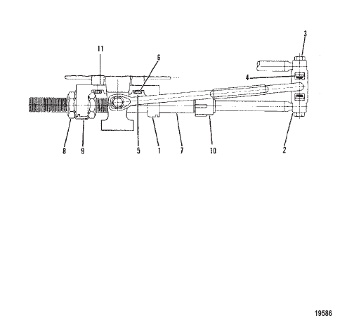 Steering Attaching Kit (XR4/ Magnum II)