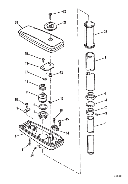 DRIVESHAFT AND CONTROL HOUSING (Remote)