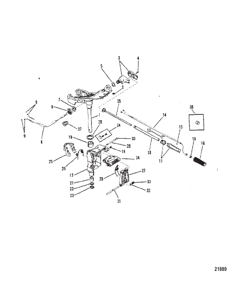 Swivel Bracket and Steering Handle