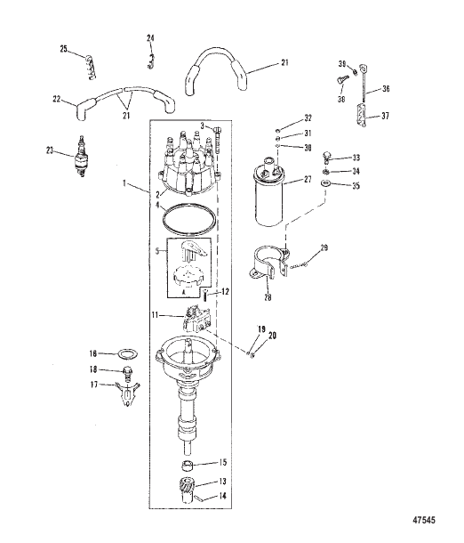 DISTRIBUTOR AND IGNITION COMPONENTS