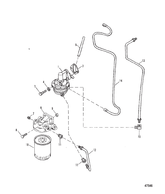 FUEL PUMP AND FUEL FILTER