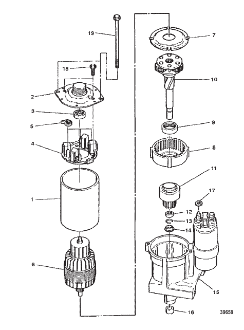 STARTER ASSEMBLY (BRAVO PLUG IN MODELS) (50-822330A2)