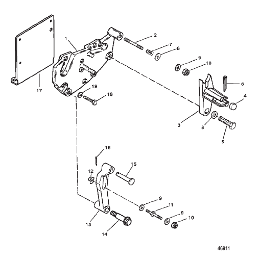 SHIFT BRACKET (BRAVO MODELS)