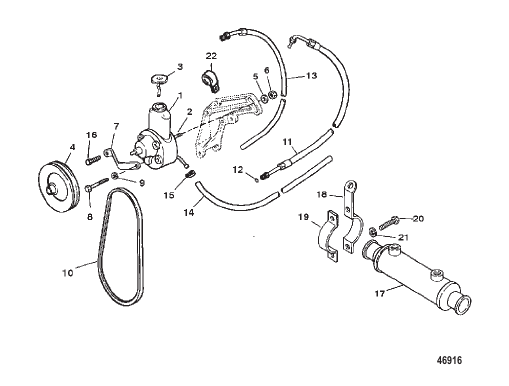 POWER STEERING PUMP ASSEMBLY