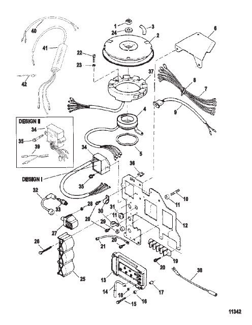 Ignition Components (Ser. #'s 0E023150 Thru 0E033710)