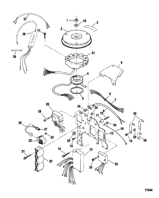 Ignition Components (Ser. #'s 0E066620 Thru 0E095087)
