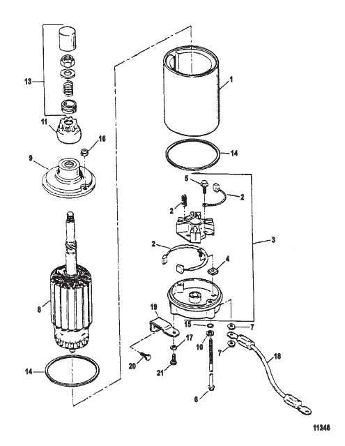 Starter Assembly (50-819968 Or 50-819968-1)