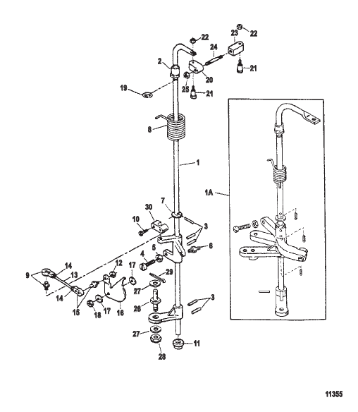 Towershaft And Throttle Linkage