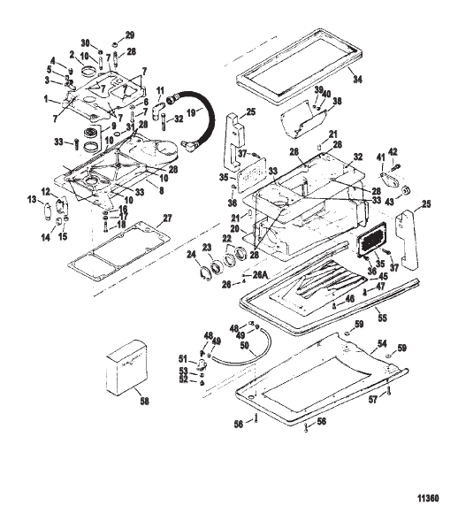 Drive Housing Components (Threaded Drive)