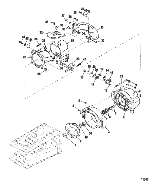 Nozzle/Rudder Components (Splined Drive)
