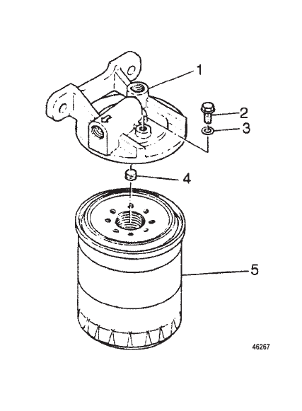 FILTER ASSEMBLY OIL BY-PASS