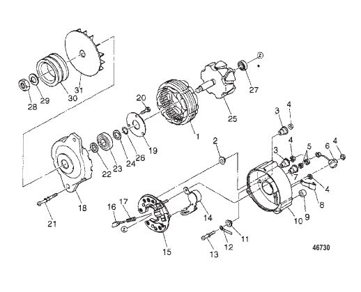 ALTERNATOR ASSEMBLY