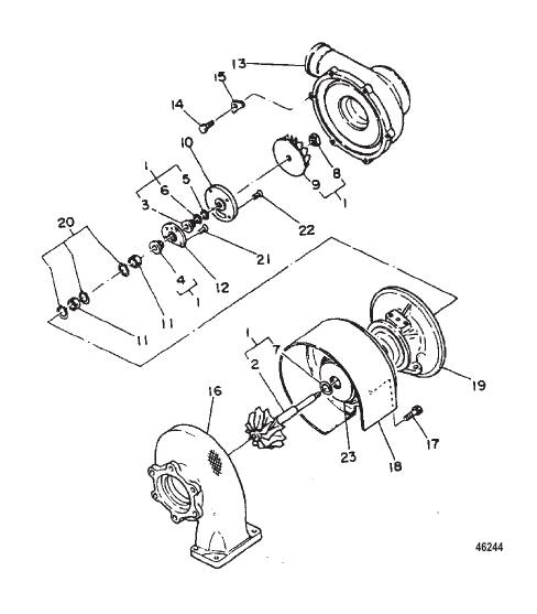 TURBOCHARGER (831001621)