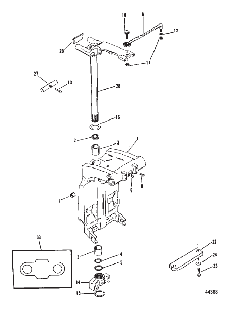 Swivel Bracket and Steering Arm