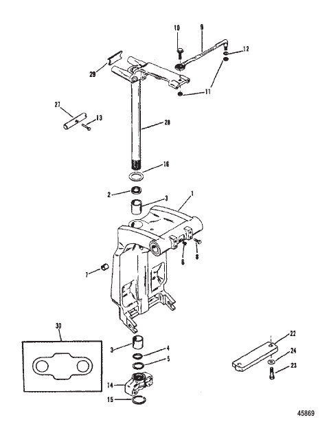 Swivel Bracket and Steering Arm