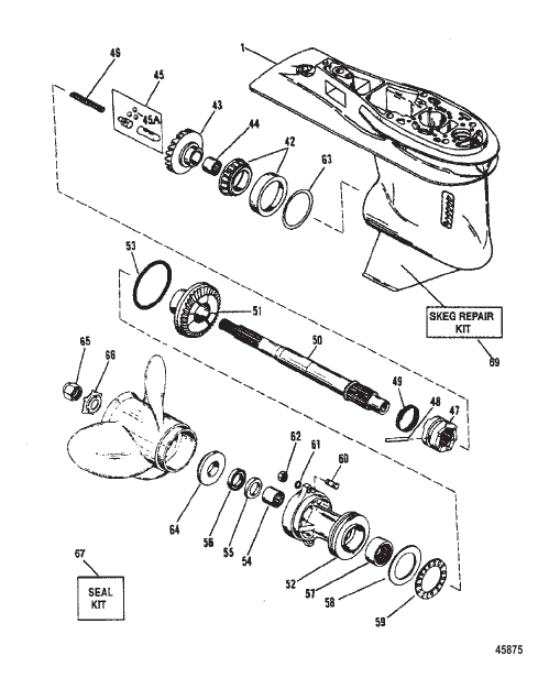 Gear Housing (Propeller Shaft)