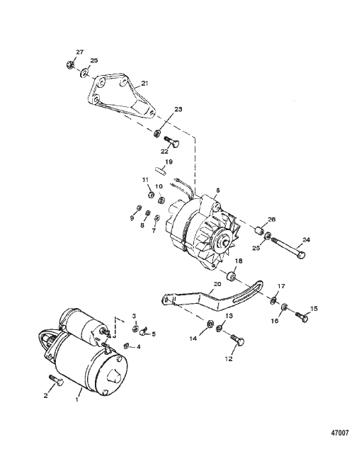 STARTER AND ALTERNATOR