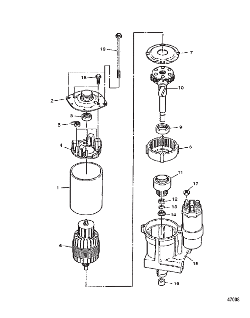 STARTER MOTOR (3-1/4, DIA. END CAP)