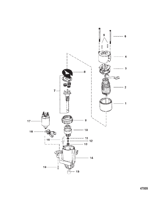 STARTER MOTOR (8, - PG260 - 2-7/8, DIA. END CAP)