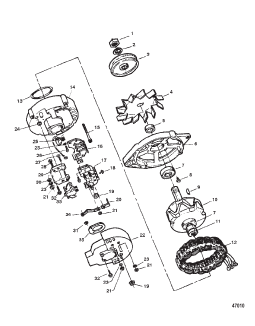 ALTERNATOR (PRESTOLITE #8EM2003KA)