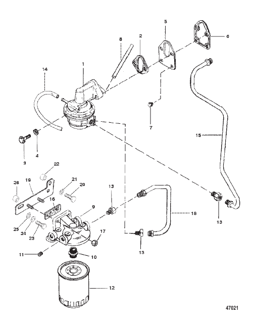 FUEL PUMP AND FUEL FILTER