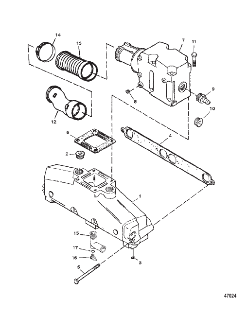 EXHAUST MANIFOLD AND EXHAUST ELBOW
