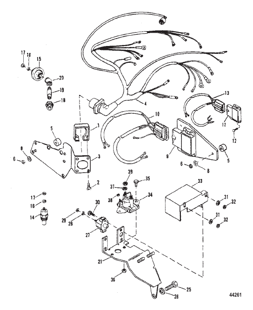 WIRING HARNESS & ELECTRICAL COMPONENTS (THUNDERBOLT IV IGN.)