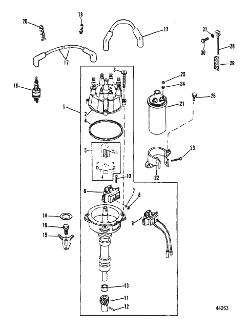 DISTRIBUTOR AND IGNITION COMPONENTS