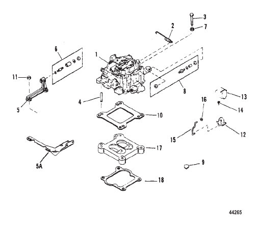 CARBURETOR AND LINKAGE (HURTH)