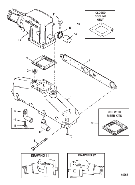 EXHAUST MANIFOLD AND EXHAUST ELBOW