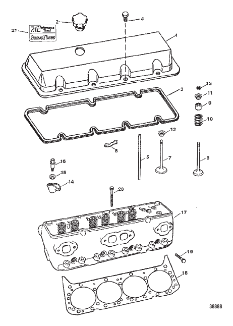 CYLINDER HEAD AND ROCKER COVER