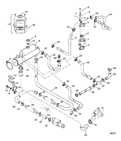 CLOSED COOLING (BORG WARNER 72)