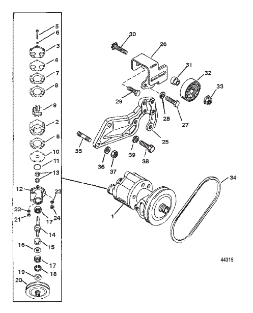 SEA WATER PUMP (DESIGN I)