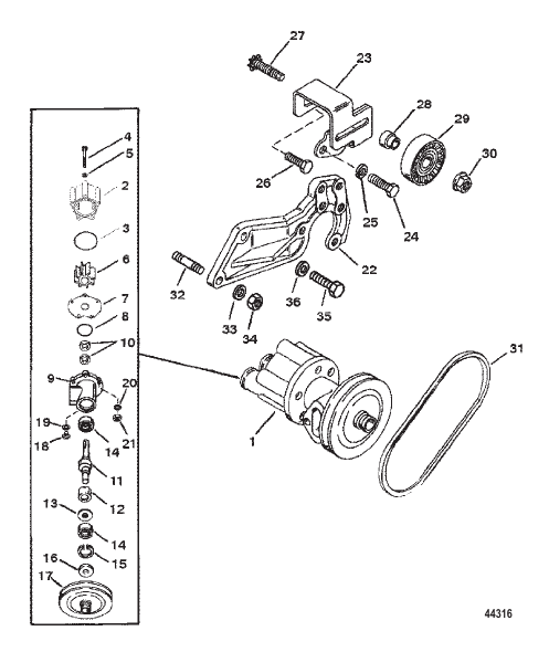 SEA WATER PUMP (DESIGN II)