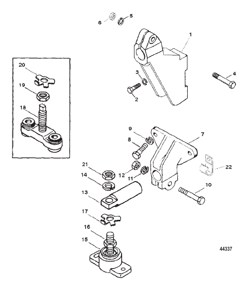 TRANSMISSION AND ENGINE MOUNTING (BORG WARNER 72)