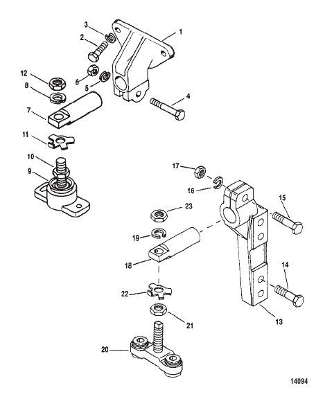 TRANSMISSION AND ENGINE MOUNTING (BORG WARNER 5000)
