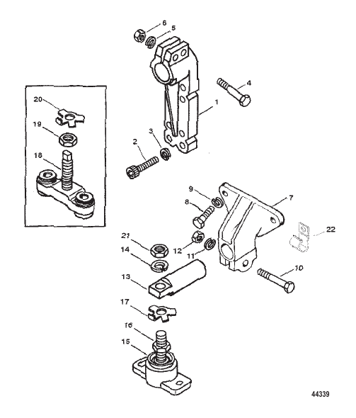 TRANSMISSION AND ENGINE MOUNTING (HURTH 630)