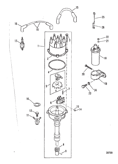 DISTRIBUTOR AND IGNITION COMPONENTS