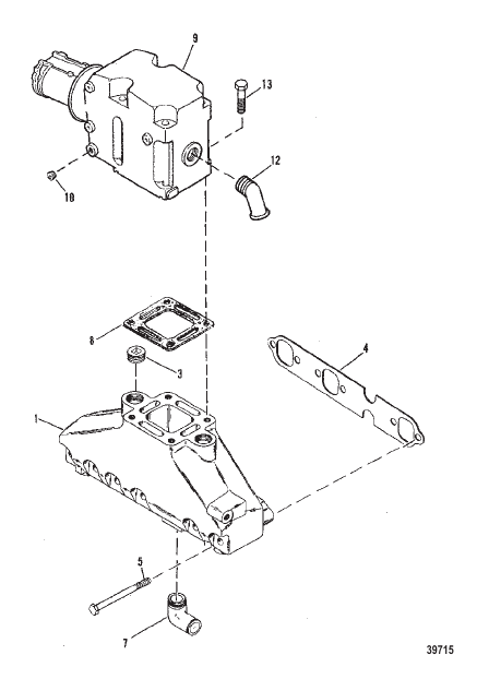 EXHAUST MANIFOLD AND EXHAUST ELBOW