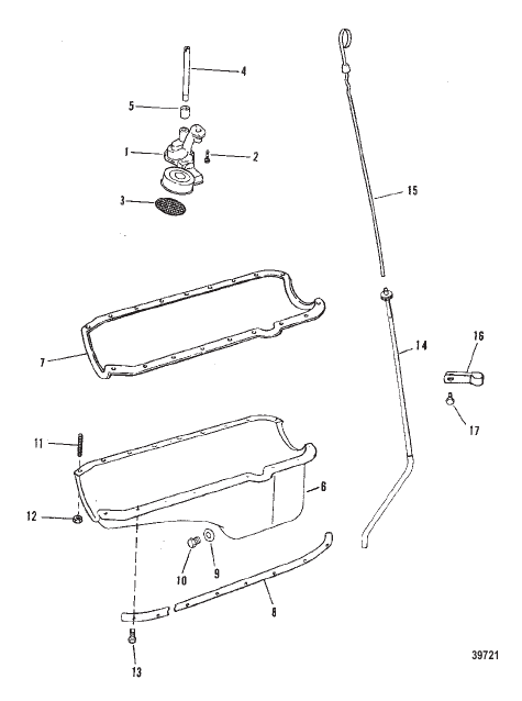OIL PAN AND OIL PUMP