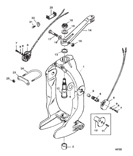 GIMBAL RING AND STEERING LEVER
