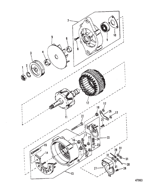 ALTERNATOR (MANDO) #AC155603