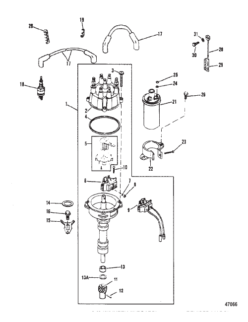 DISTRIBUTOR AND IGNITION COMPONENTS