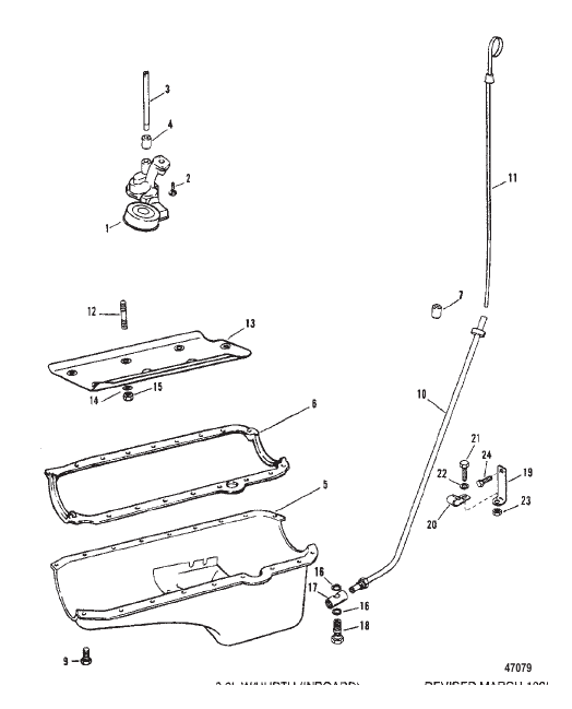 OIL PAN AND OIL PUMP