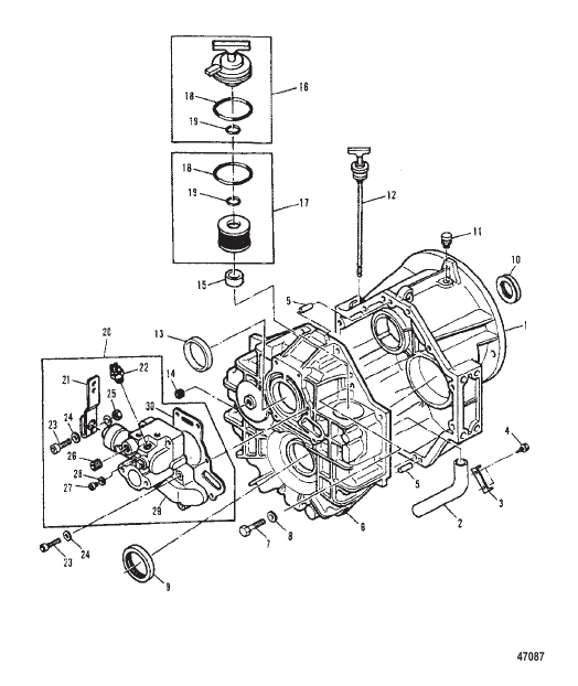 TRANSMISSION (800 SERIES DIRECT DRIVE) (COVER)