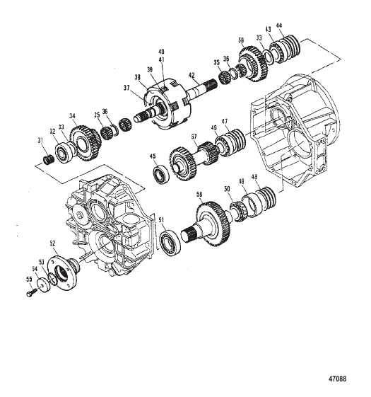 TRANSMISSION (800 SERIES DIRECT DRIVE)